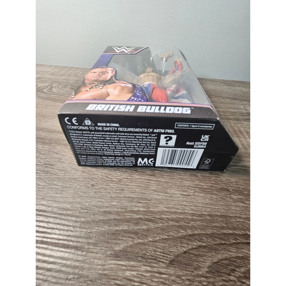 WWE Elite British Bulldog Collector's Edition Davey Boy Smith Action Figure NEW